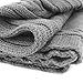 SEENFUN Newborn Baby Crochet Sleeping Bag Sleep Bag Wrap Swaddle Blanket(Dark gray)