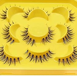 Veleasha Lashes Natural Look Manga Lashes 5 Pairs