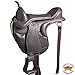 HILASON 17 in Horse English Treeless Saddle Endurance Trail Leatherthumb 1