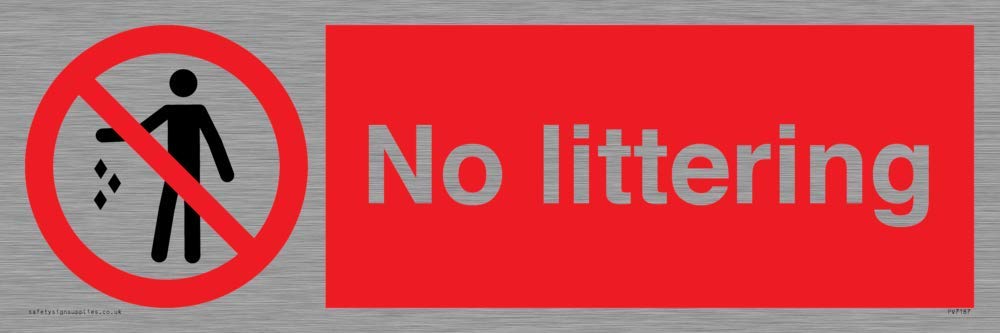 No littering