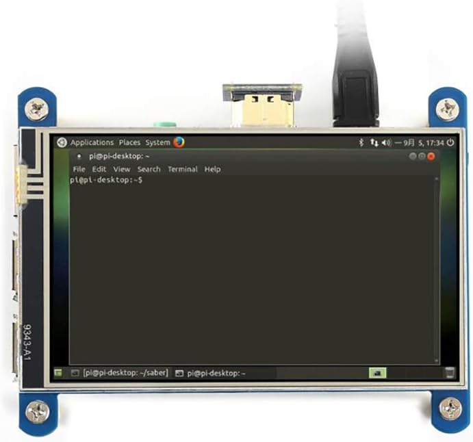 Waveshare 4inch Resistive Touch Screen IPS LCD (Type H) 480x800 HDMI Interface Display No I/Os Required Designed for All Revision of Raspberry Pi - Image 3