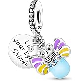 Hapour 925 Sterling Silver Charms Fit for Charm Bracelets Pendant Bead Pet Sun Heart Charm, Bracelet & Necklace Jewelry Bead for Women