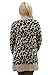 girltalkfashions Women Chuncky Leopard Print Long Sleeve Cardigan (L) Beige