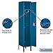 Salsbury Industries 61152BL-U Single Tier 12-Inch Wide 5-Feet High 12-Inch Deep Unassembled Standard Metal Locker, Blue
