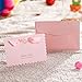 WISHMADE 20 Count Invitations Cards Kits Pink Printable for Girls Birthday Baby Shower with Envelopes