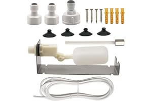 APLAYFULBEE Water Fountain Auto Fill System, Autofill Water Level Kits Pond Auto Fill Float Valve with Adjustable Arm for Outdoor Fountains Ponds Pool Water Tank Garden