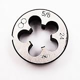 5/8"-24 Muzzle Threading Die High Speed Steel Round