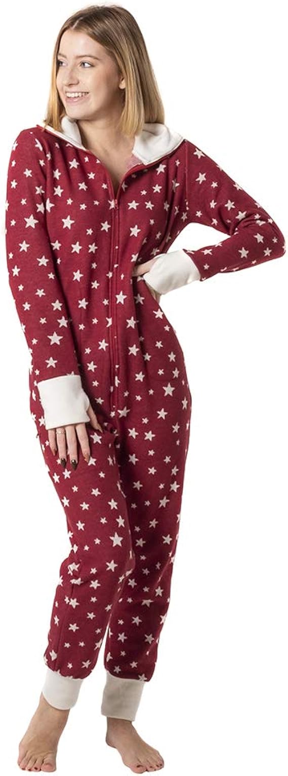 Pigiama Intero Donna In Pile Teddy - Pigiamone Morbido Con Cappuccio E Orecchie Taglie S-XL - Foto 9