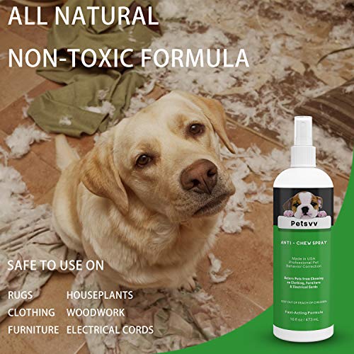 Anti Chew Spray Deterrent for Dogs, No Chew Pet Training Corrector to