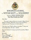 Personalized Harry Potter Acceptance Letter - Hogwarts School of Witchcraft and Wizardry