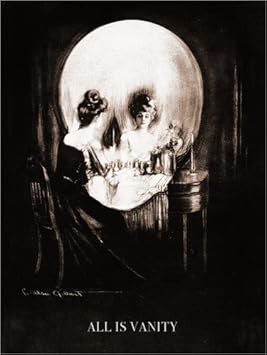 Poster 30 x 40 cm: Alles ist Eitelkeit (Sepia) von Charles Allan Gilbert - hochwertiger Kunstdruck, neues Kunstposter