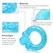 ShangjingMeixie Cute Dog Water Toys Paw Donut Design Dog Cooling Toy Pet Chew Toy Ideal Puppy Teething Freezing Toy in Summer for Small and Medium Dogs