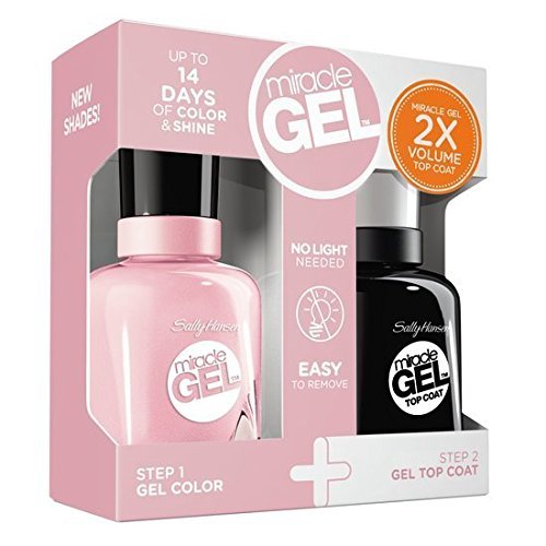 Sally Hansen Miracle Gel Nail Polish Duo - 211 Flower Crown & 101 Top Coat