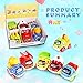 ShinePick Pull Back Cars, Toy Cars for Toddlers, Push and Go Vehicles Toys Friction Powered Car Toys Christmas Birthday Gift for 1, 2, 3 Years Old Boys and Girls (6 Pcs)