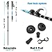 High Trek Hiking/Walking/Trekking Poles -2 Blue