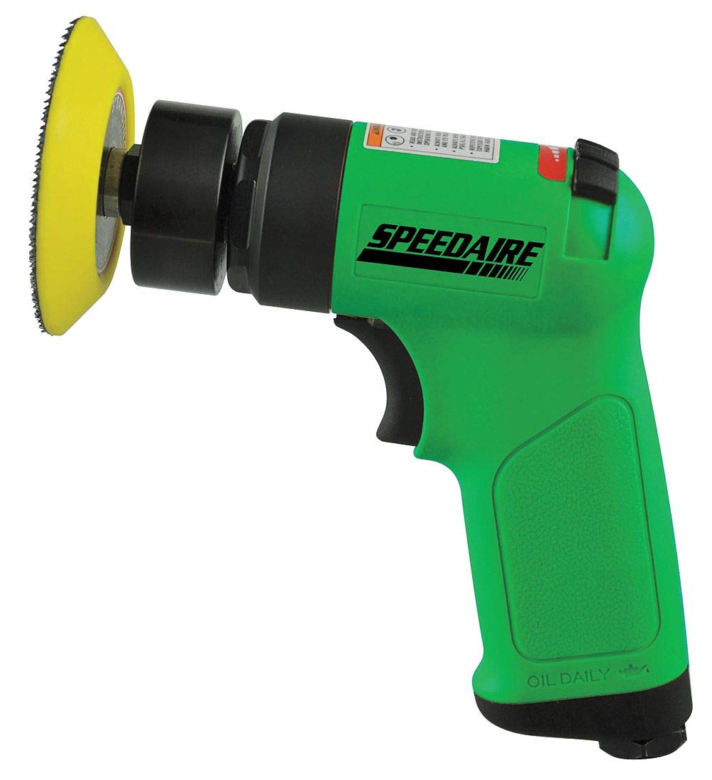 Speedaire 10D237 Mini Air Sander, 3 In Pad Power Random Orbit Sanders