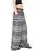 Orient Trail Women's Aztec Tribal Design Yoga Wide Leg Harem Pants M/L Black