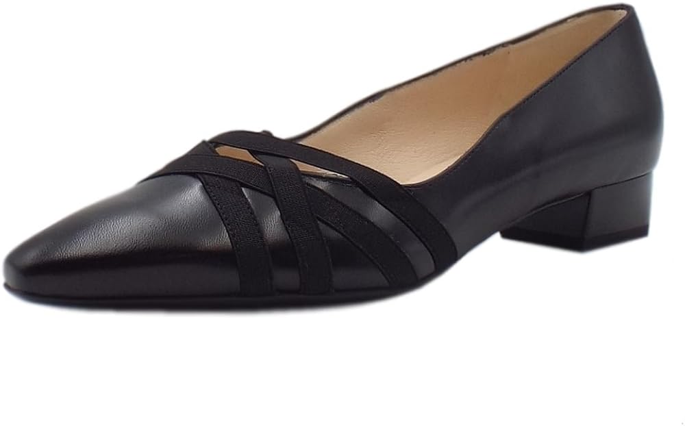 Peter Kaiser Liesel Low Heel Shoes in Black 3.5 UK Black