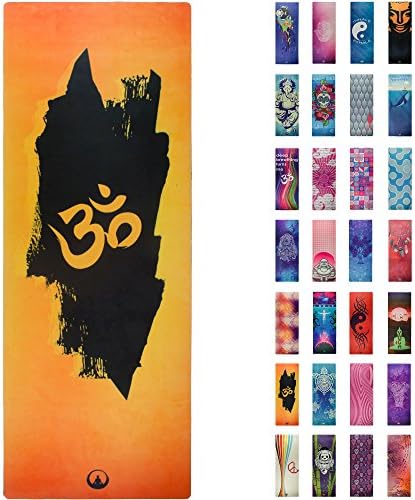 Soul Obsession Printed Yoga Mat, Prana Yoga Mat, Bikram Yoga Mat – Incredibly Comfortable Yoga Mats for Men and Women - Gorgeous Microfiber Printed Designs – Beautiful and Durable Excersize Mat