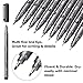 [9 Packs] Browill Fineliner Pens, Micro-line Writing Drawing Markers With Waterproof Archival Ink 9 Tips For Sketching, Anime, Artist Illustration, Signature, Office Documents, Scrapbooking Black