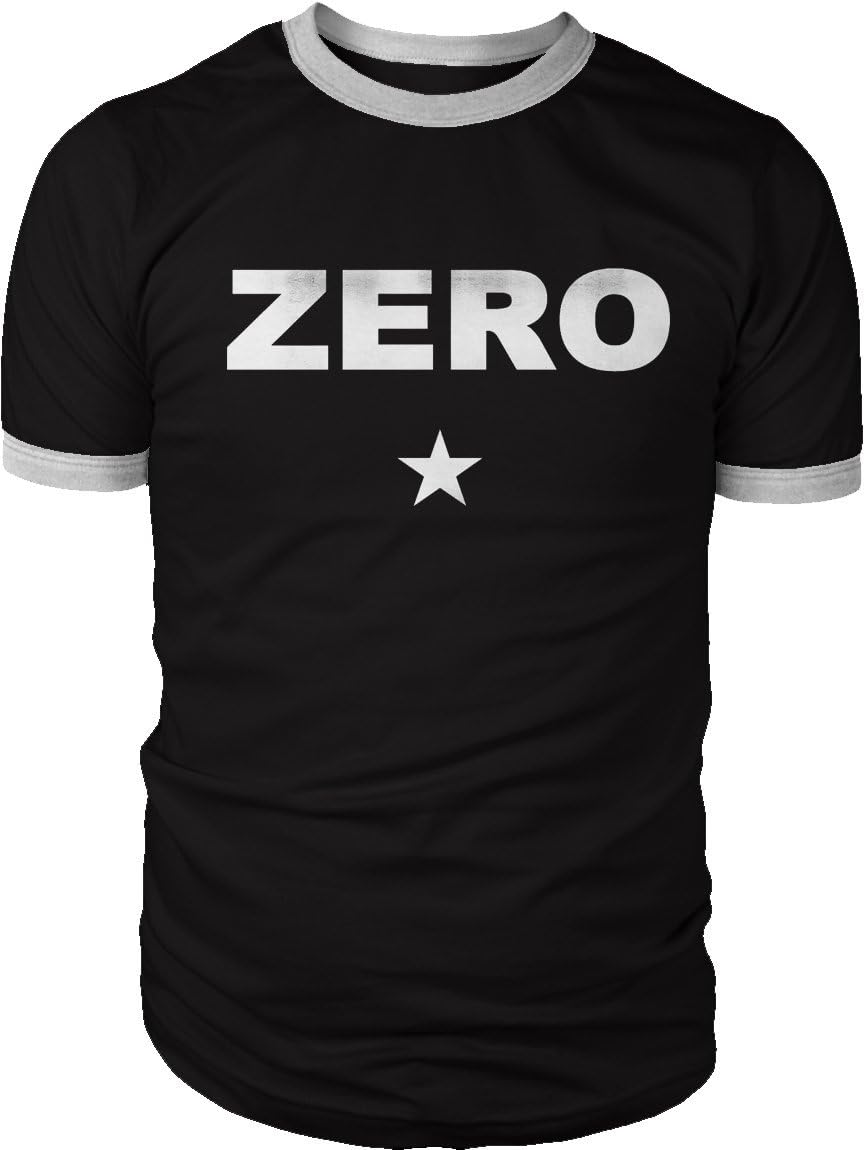Mens Zero Scott Pilgrim Symbol Ringer Contrast T-Shirt New S-XXL