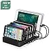 USB Charging Station,105W 8-Port Desktop Charger Organizer with 45W Power Delivery Port for USB-C Laptops, MacBook Pro/Air, iPad Pro, S10, and 7 USB Ports for iPhone 11/Pro/Max, S9/S8 and More