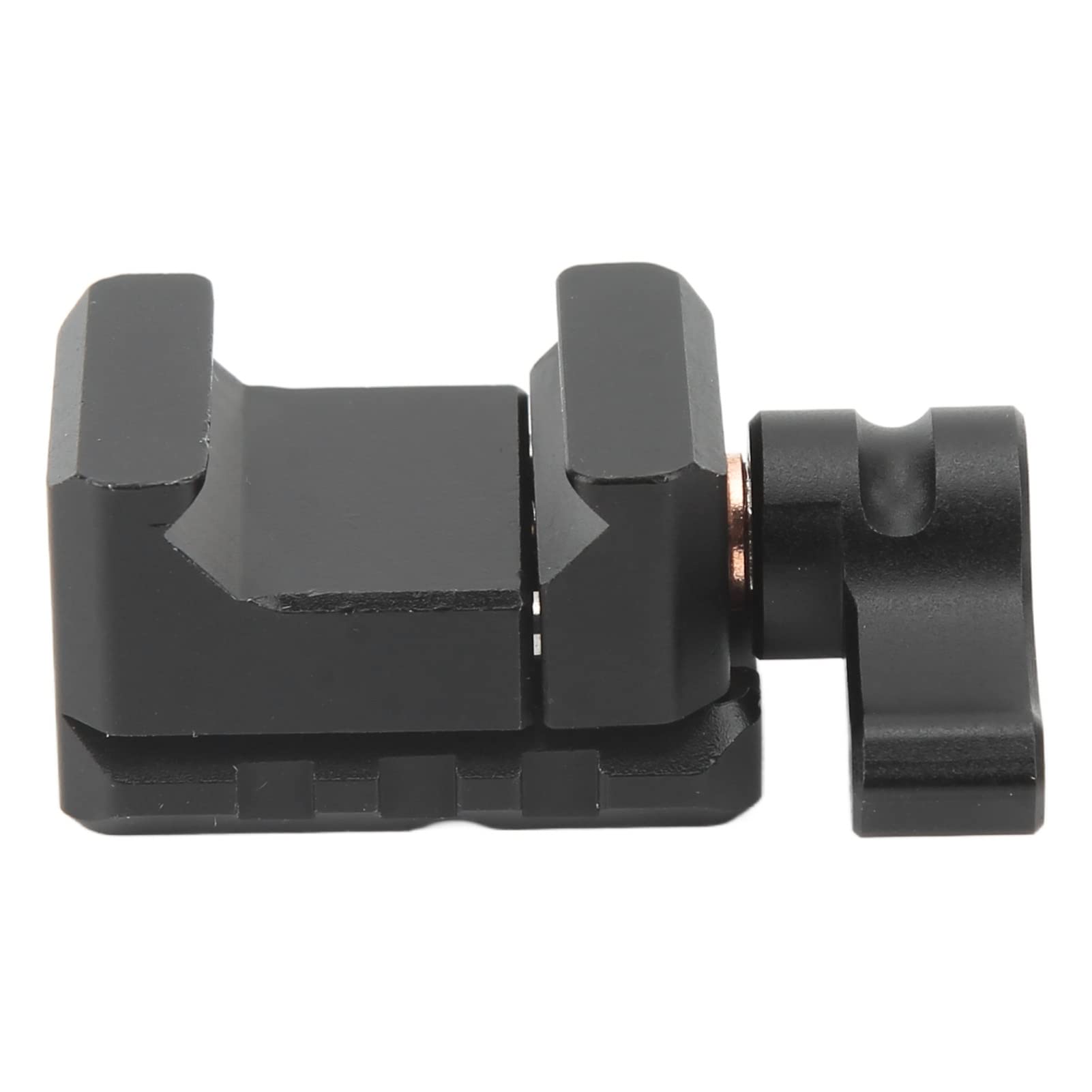 Pissente NATO Clamp Quick Release Mount, Cold Shoe Mount with 1/4 and 3/8 Inch Threads for Camera Cage