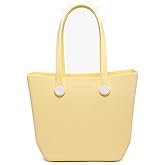 Versa Tote VIRA Medium Rubber Beach Bag Lightweight Waterproof Washable Durable Travel Tote for Boat Pool Sports Gym