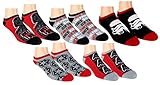 Star Wars Womens Ankle-No Show Socks 5 Pair Pack Multi-Color