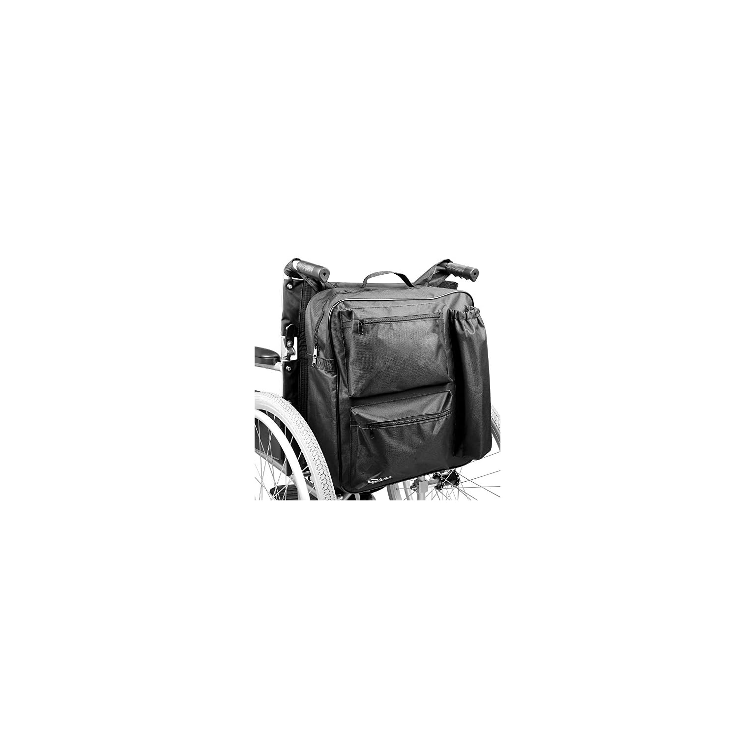 Multifunction Wheelchair Bag Mobility Scooter Universal Backpack Padded Rear Multi Pocket