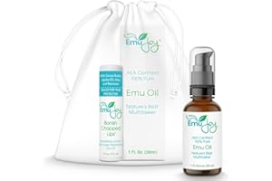 EMU JOY Cancer Care Gift Bag for Skin and Lips - Skin Soother Oil and Lip Balm Set for Radiation and Chemo Side Effects - Breast Cancer Gift