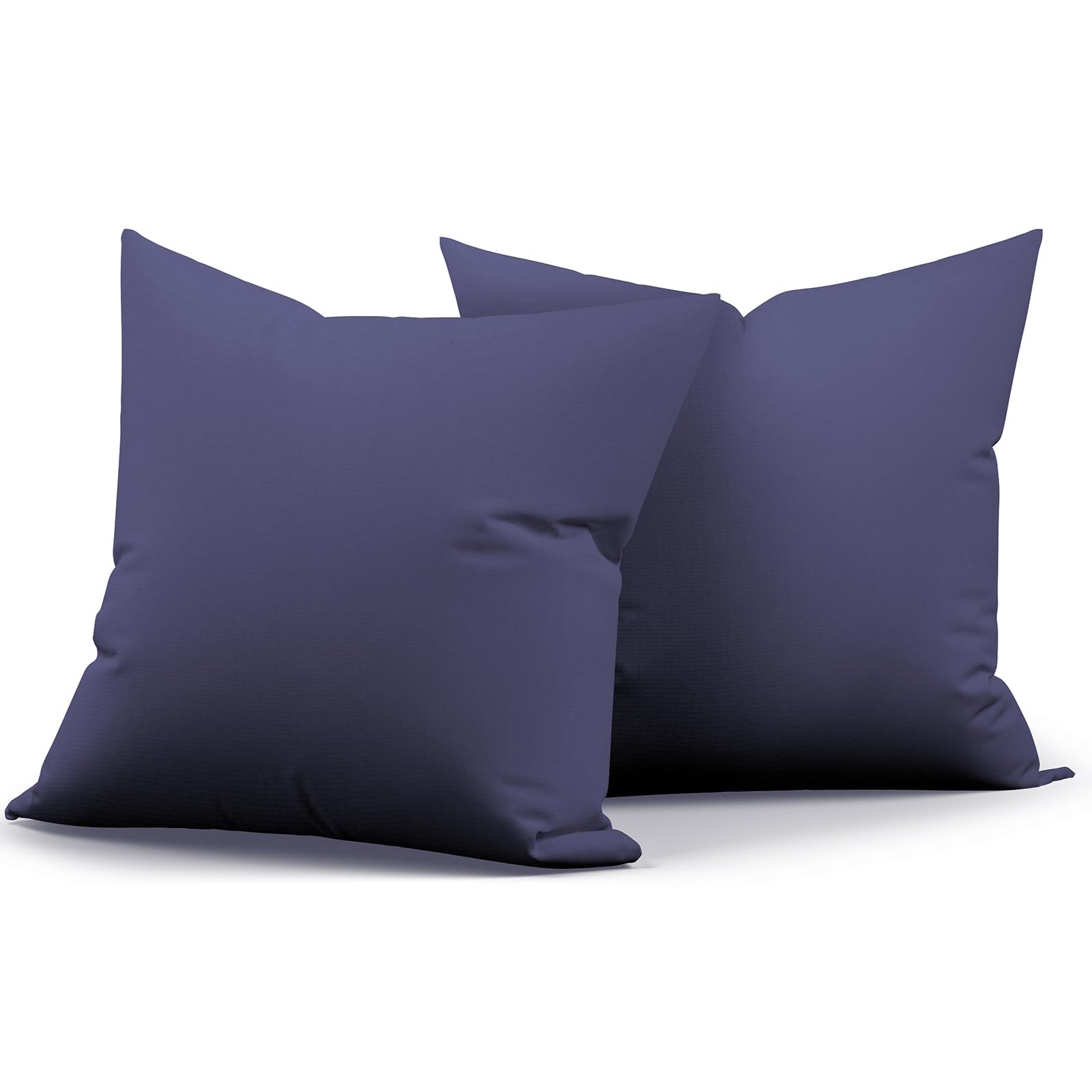 Photo 1 of Metliv Large 20x20 Inch Outdoor Throw Pillow Covers Cushion Case Set of 2 Waterproof Durable Decorative Cushion for Patio, Deck, Poolside and Outdoor Furniture, Navy