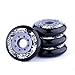 8-pack, Cougar Inline Skate/Rollerblade Wheels (Jet Black, 76mm)