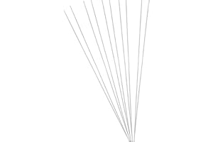 TA-VIGOR 10pcs Stainless Steel Rods 3mm x 300mm, Solid Stainless Steel Round Bars Metal Rods for DIY Craft Car Helicopter Airplane Model