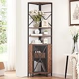 HOMISSUE 5-Tier Corner Shelf with