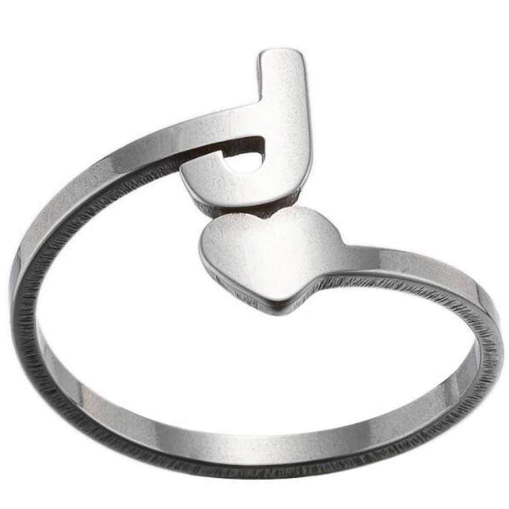 Jude Jewelers Stainless Steel Heart Shaped