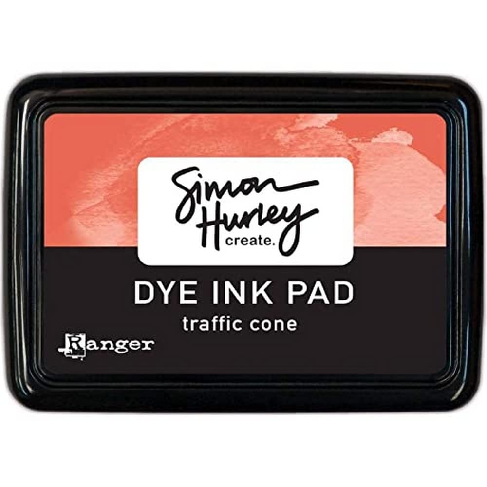 Ranger Simon Hurley Create. Dye Ink Pads Traffic Cone, 2.75 x 3.75