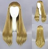 Jooyi® Unisex Straight Styled Party Costume Cosplay Wigs Long Blonde