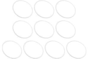 PATIKIL 3.94" Plastic Craft Rings, 10 Pack PP Plastic Dream Catcher Rings Macrame Wreath Floral Round Hoops Ring for DIY Craf