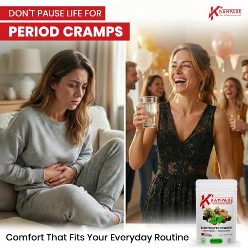 KRAMPADE HIGH POTASSIUM ELECTROLYTES POWDER ZERO SUGAR LEMON LIME, 4180MG ELECTROLYTES, 2000MG POTASSIUM, CRAMP RELIEF & PREVENTION, CELLULAR HYDRATION, BETTER ENDURANCE & RECOVERY, KETO, 50 SERVINGS