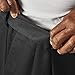 Haggar Men's Big-Tall Work to Weekend Hidden Expandable Waist Pleat Front Pant,Black,48x29