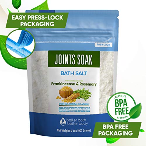 Joints Soak Bath Salt 32 Ounces Epsom Salt with Natural Rosemary