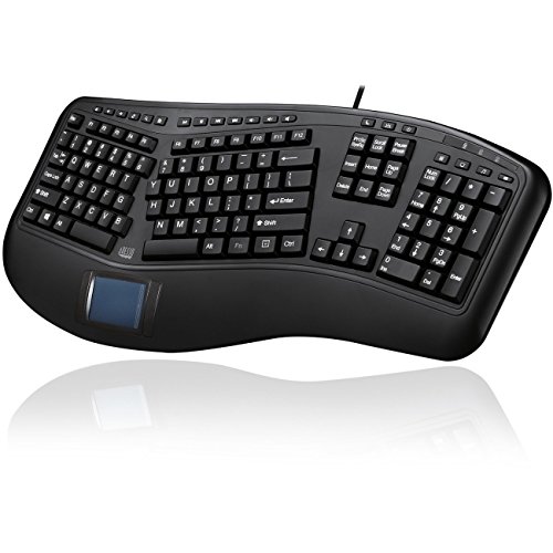 Adesso Tru-Form 450 - Ergonomic Touchpad Keyboard