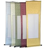 Botanmu 2 Pcs Home Office Hanging Wall Blank Scrolls Random Color Ship from US