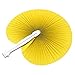 leyouyou520 1 Piece Paper Folding Hand Fan Chinese Party Bag Fillers Wedding Decoration Favor,Yellow