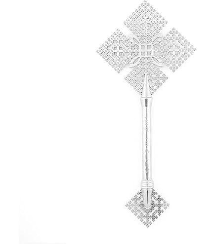 Importante Croix Orthodoxe En Argent Doré Du XVIIIe Siècle