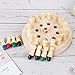 Memory Chess Toy, Children's Educational Wooden Memory Match Stick Game Kid Intelligence IQ Brain Teaser Game Brain Parent-Child Development of Intellectual Leisure Toys