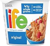 Quaker Life Original Multigrain Breakfast Cereal, 12 Individual Cups, 2.29 oz (Pack of 12)