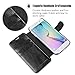 OCASE Samsung Galaxy S6 Edge Case [Slim Fit] Leather Wallet Case for Samsung Galaxy S6 Edge Device - Black