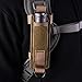 VIPERADE Tactical Flashlight Holster, Molle Flashlight Holder for Belt, Flashlight Pouch, Open Top Flashlight Holder for Vertical & Horizontal Carrying
